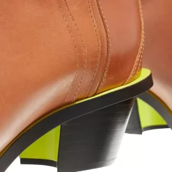 MSGM Stivale Donna Boot Brown Stiefeletten