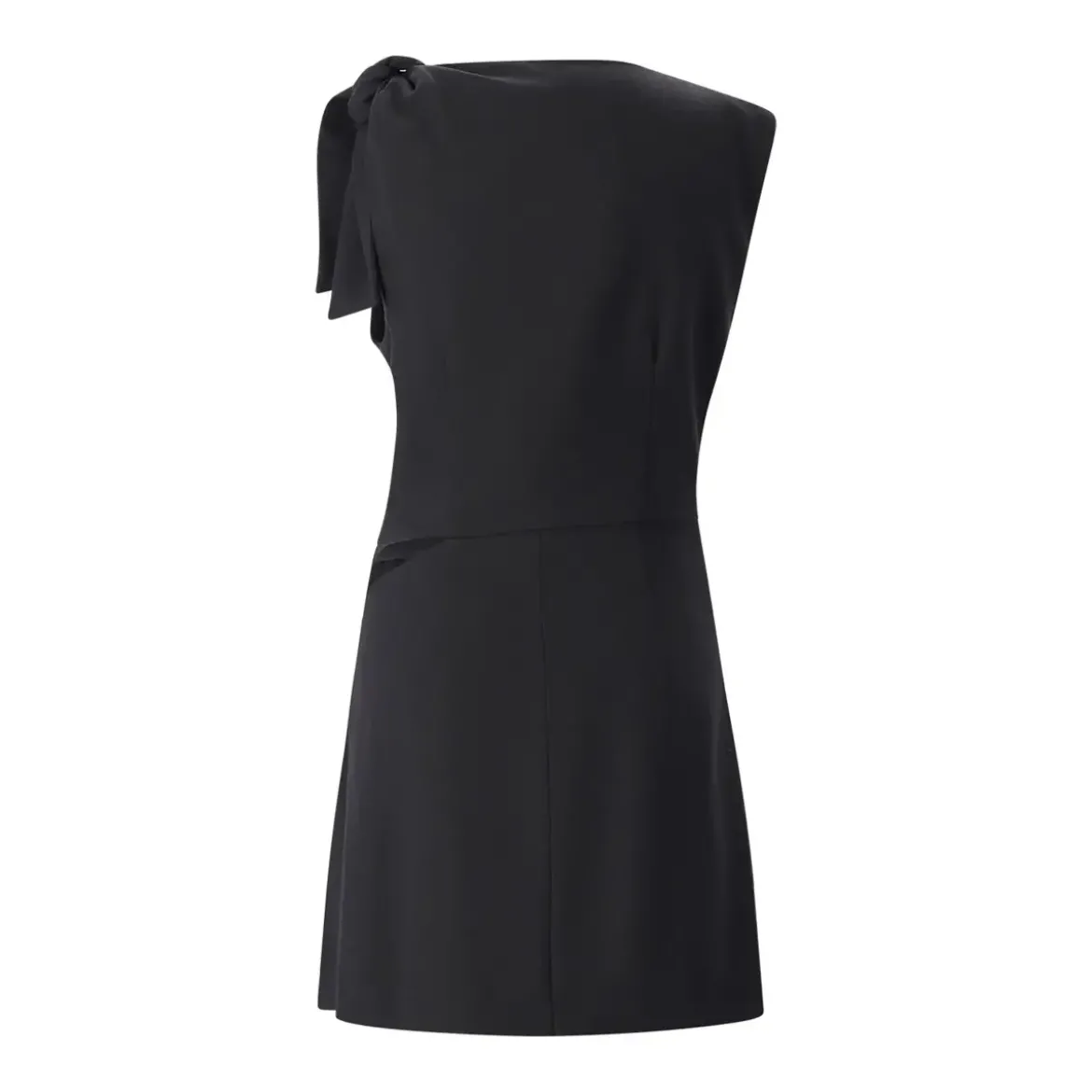 MSGM Tailliertes Minikleid schwarz Minikleid