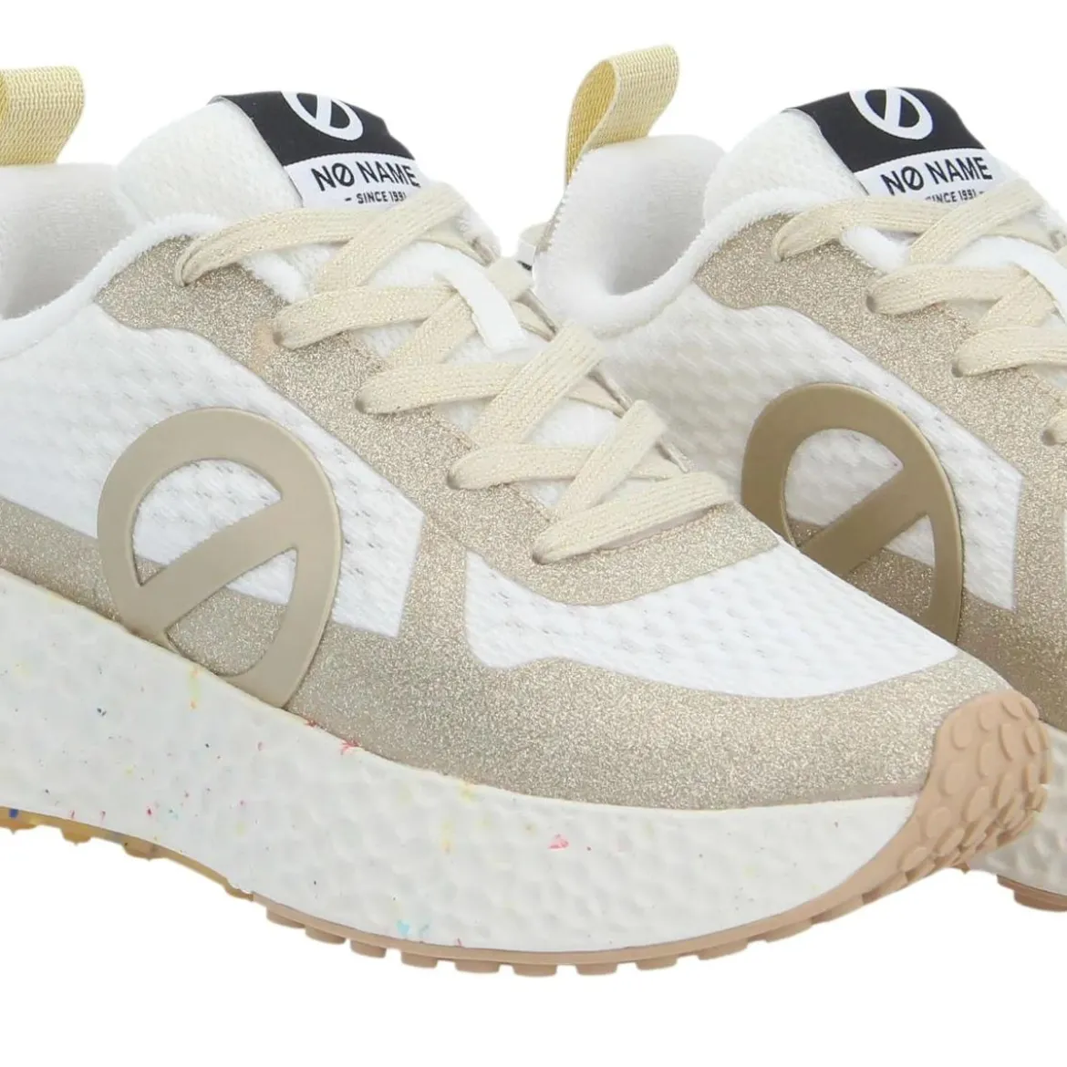 No Name Carter Fly Protect W White/light Gold Low-Top-Sneaker