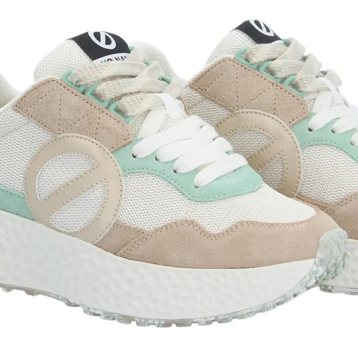 No Name Carter Jogger W Sand/dove/mint Low-Top-Sneaker