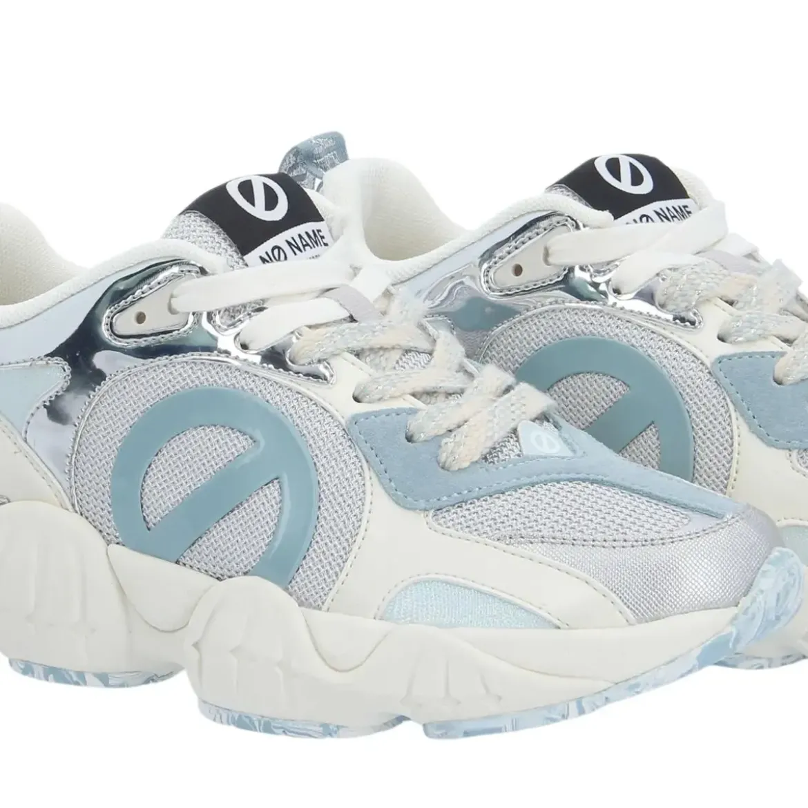 No Name Krazee Runner W Silver/silver/sky Low-Top-Sneaker