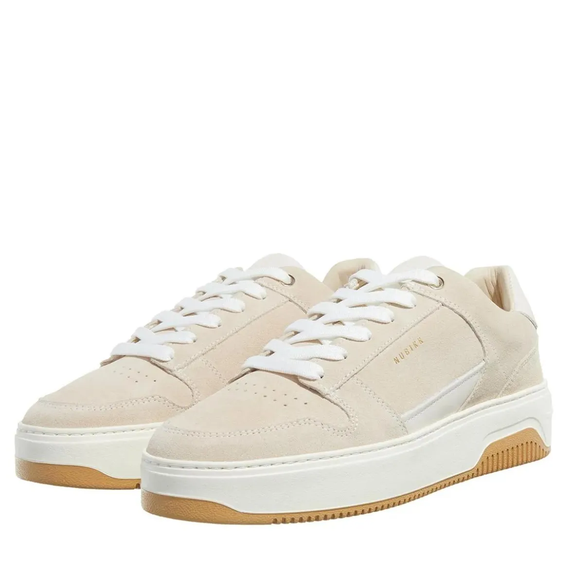 Nubikk Basket Court Miele Beige Combi Low-Top-Sneaker