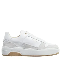 Nubikk Basket Court White Combi Suede Low-Top-Sneaker