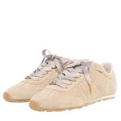 Nubikk Billy Lou Beige Suede Low-Top-Sneaker