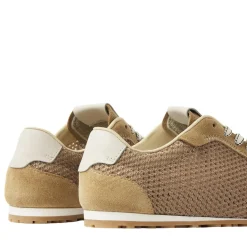 Nubikk Billy Lou Taupe Mesh Low-Top-Sneaker