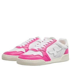 Nubikk Blueberry Pulse (L) White Leather Pink Low-Top-Sneaker