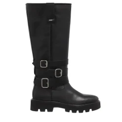 Nubikk Frank Lynn Black Leather Biker Boots