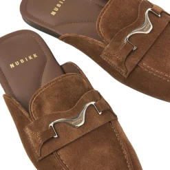 Nubikk Joan Mule (L) Brown Suede Mules