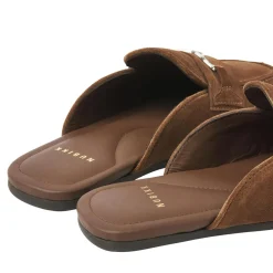 Nubikk Joan Mule (L) Brown Suede Mules