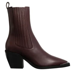 Nubikk Liv Loua Metal Bordo Leather Cowboy-Stiefel