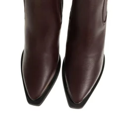 Nubikk Liv Loua Metal Bordo Leather Cowboy-Stiefel