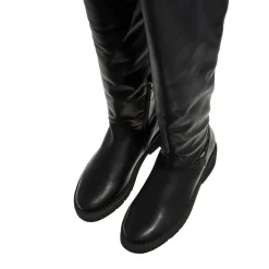 Nubikk Liz Eiffel Black Leather Stiefel