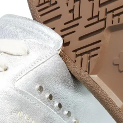 Nubikk Ray Owen Studs (L) Silver Metallic Shiny Mocca Low-Top-Sneaker