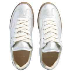 Nubikk Ray Owen Studs (L) Silver Metallic Shiny Mocca Low-Top-Sneaker