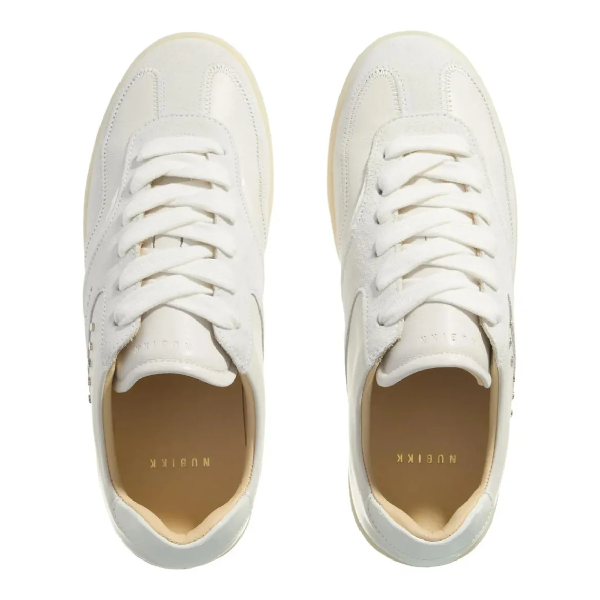 Nubikk Ray Owen Studs Off White Multicolor Low-Top-Sneaker