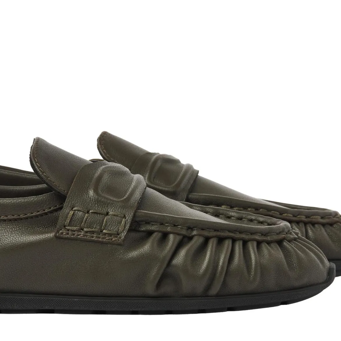 Nubikk Riley Mio Dk Green Leather Loafer