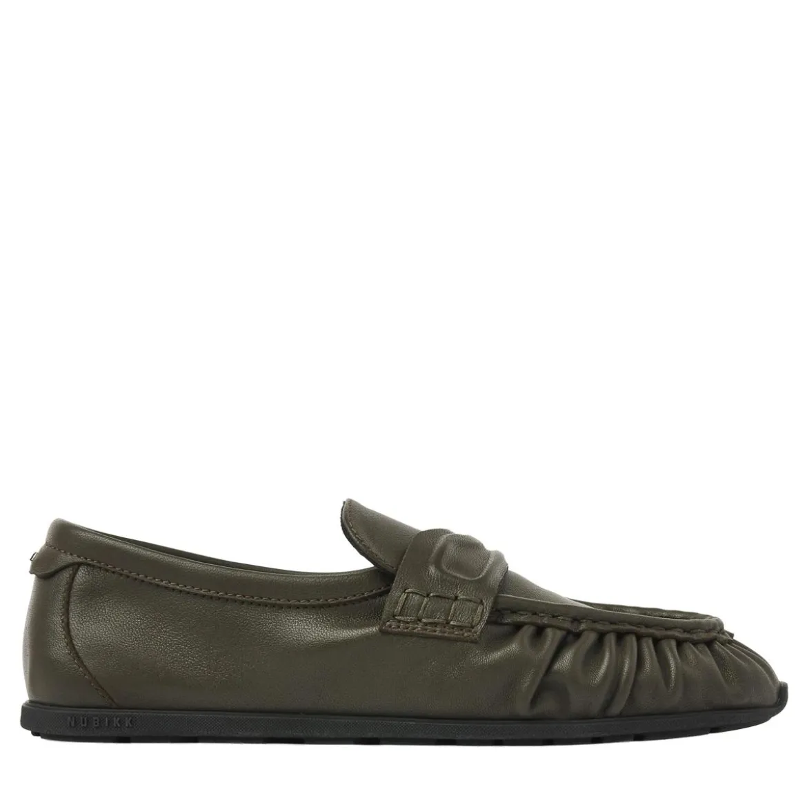 Nubikk Riley Mio Dk Green Leather Loafer