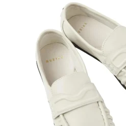 Nubikk Riley Mio Off White Leather Loafer