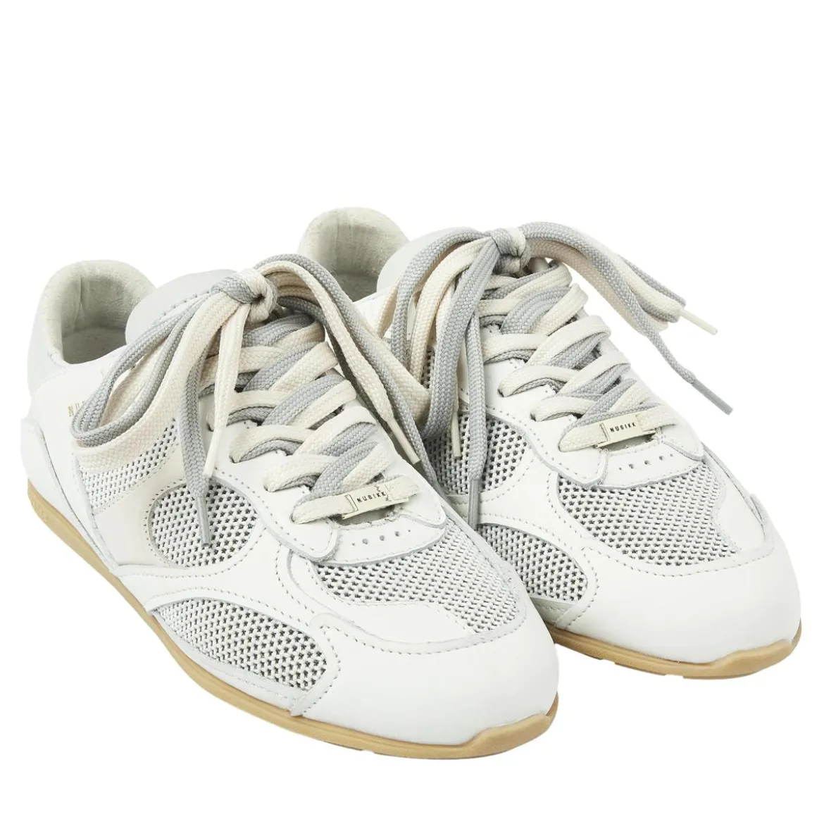 Nubikk Riley Morgan (L) Lt Grey Combi Low-Top-Sneaker