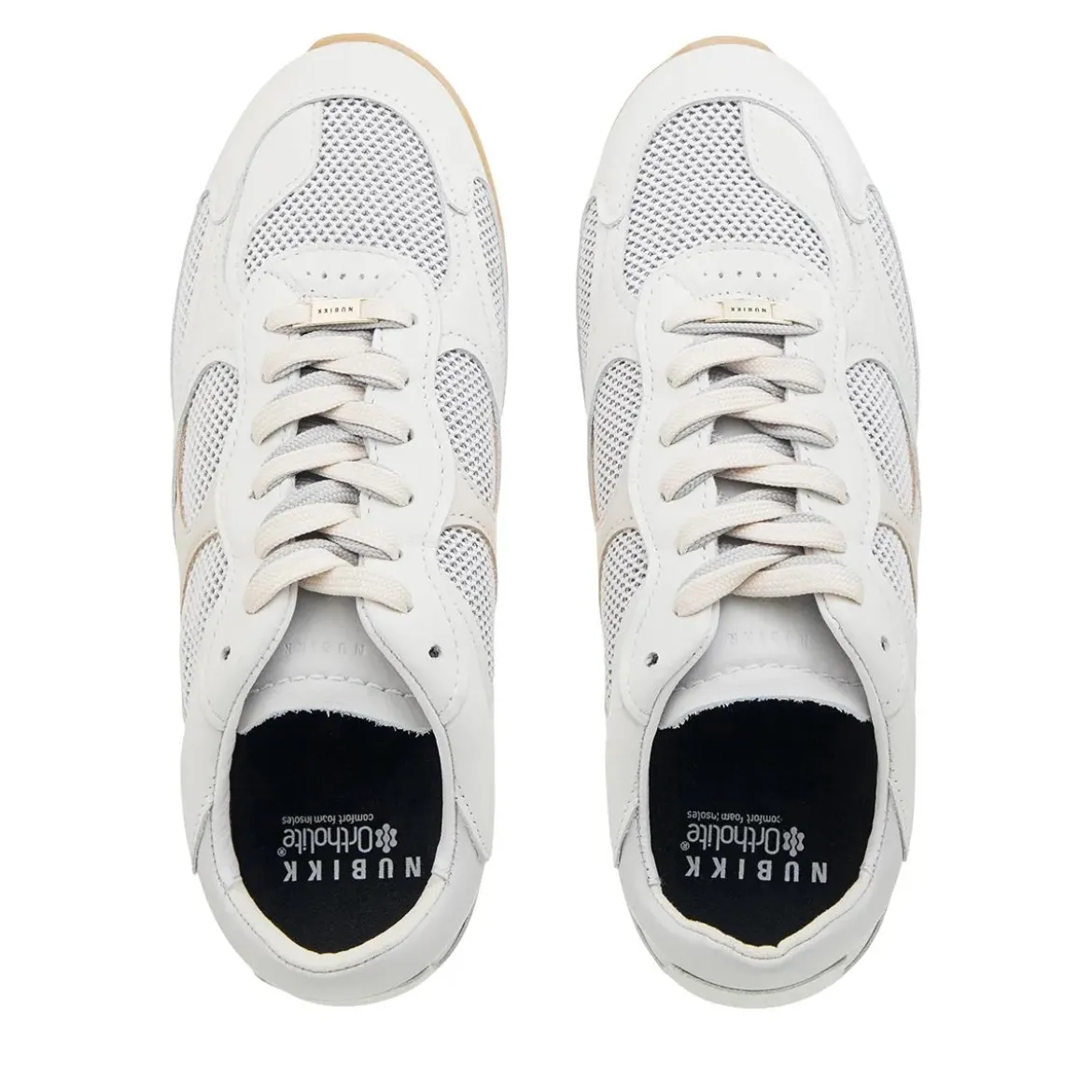 Nubikk Riley Morgan (L) Lt Grey Combi Low-Top-Sneaker