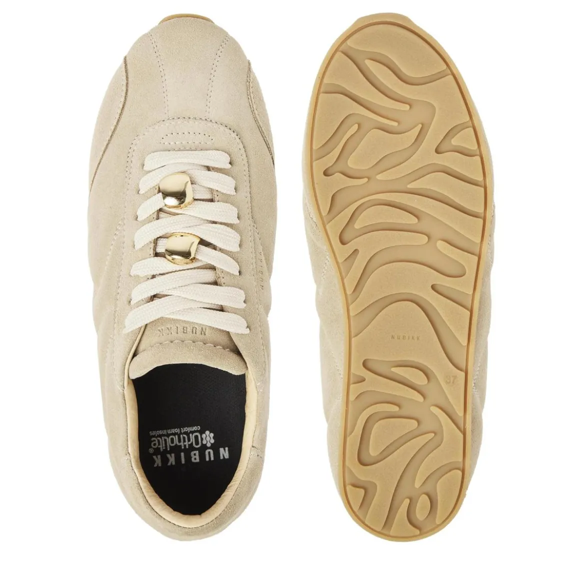 Nubikk Riley Rush (L) Beige Suede Low-Top-Sneaker