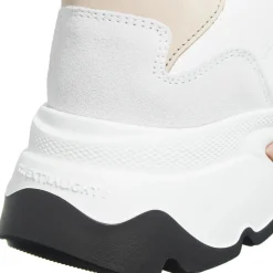 Nubikk Ross JadenWhite Leather Taupe Low-Top-Sneaker