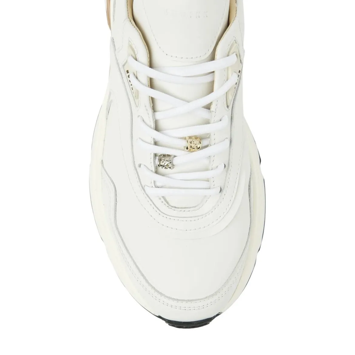 Nubikk Ross Zay (L) Off White Leather Low-Top-Sneaker
