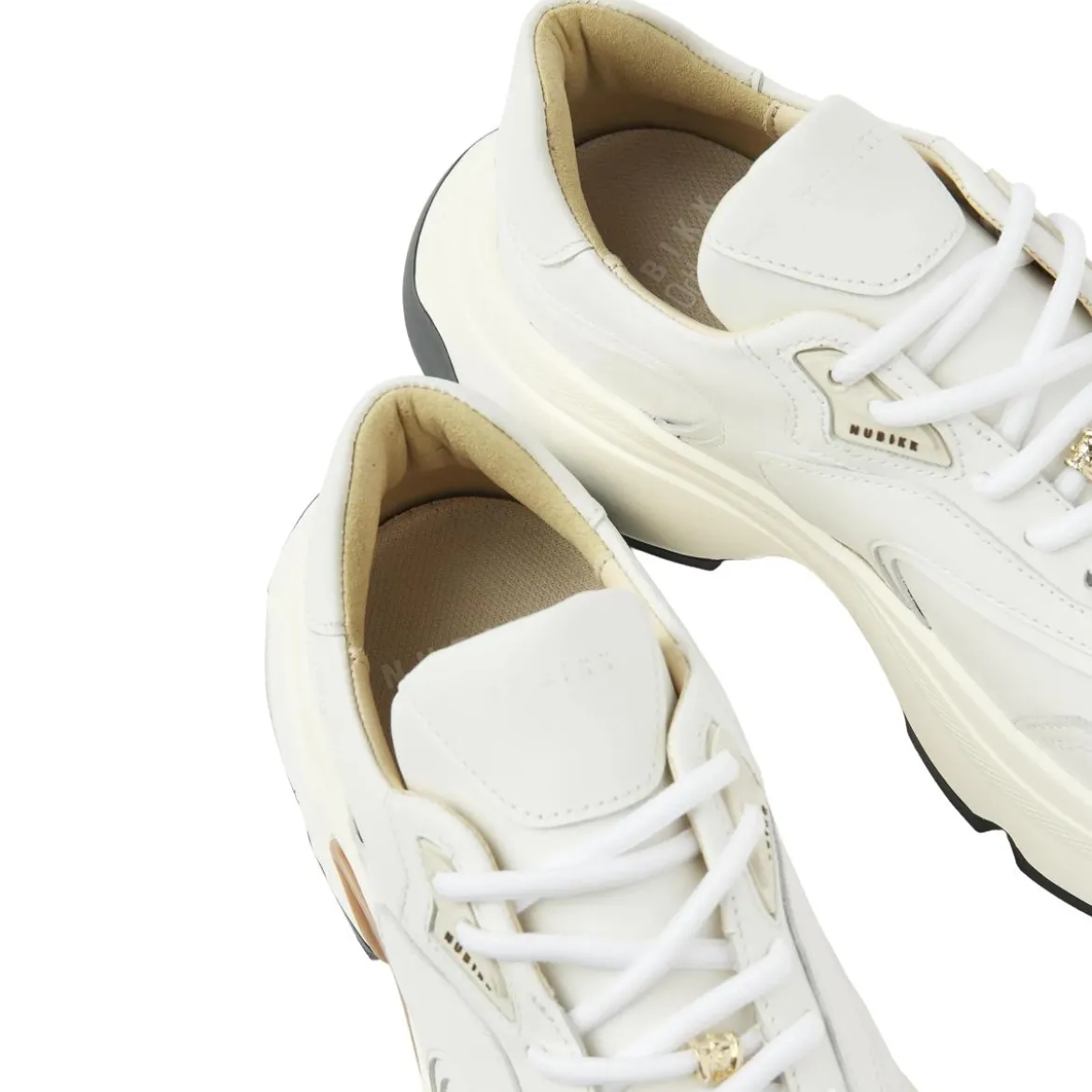 Nubikk Ross Zay (L) Off White Leather Low-Top-Sneaker