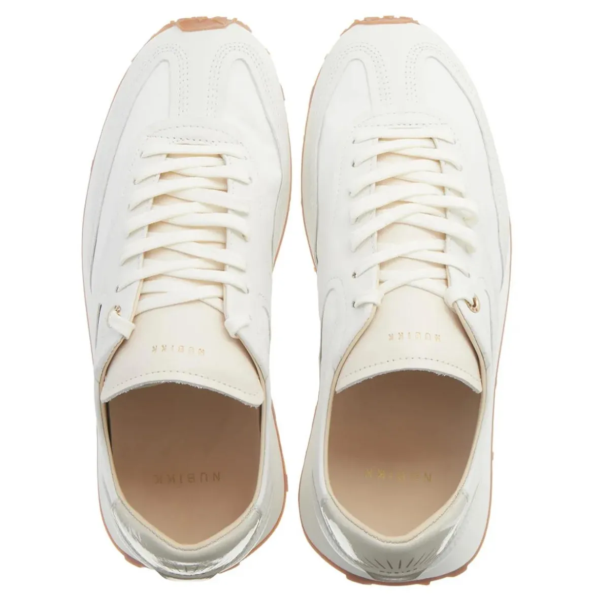Nubikk Zora Mae White Combi Low-Top-Sneaker