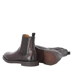 Officine Creative Chelsea-Boots Hopkins Flexi braun Schnürschuhe