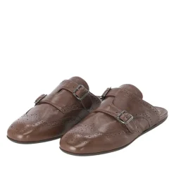 Officine Creative Sandalen aus Leder braun Schnürschuhe