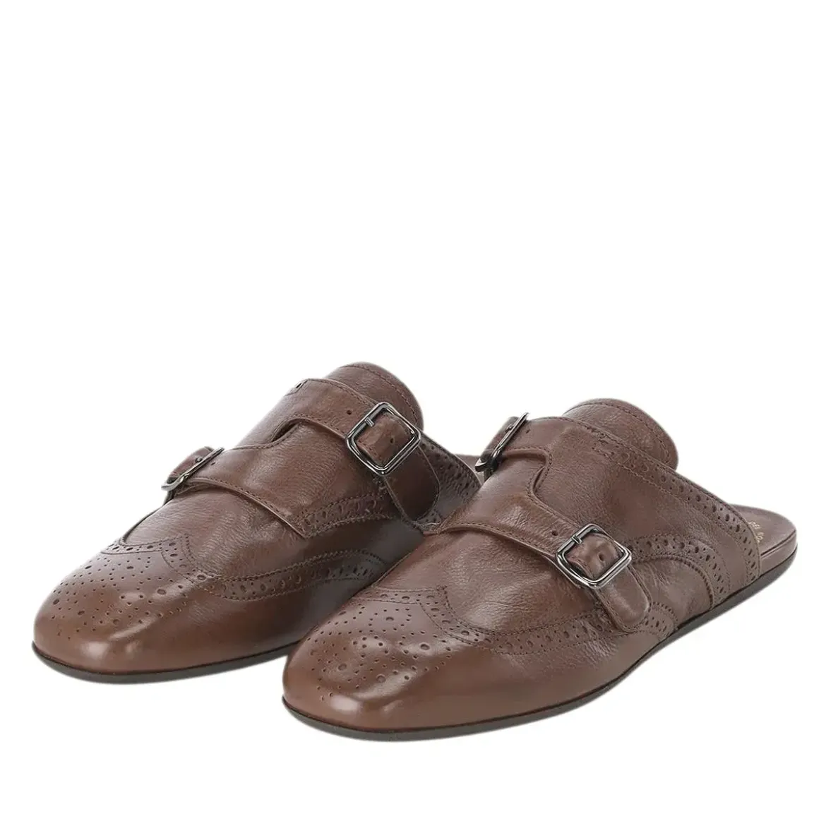 Officine Creative Sandalen aus Leder braun Schnürschuhe