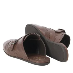 Officine Creative Sandalen aus Leder braun Schnürschuhe
