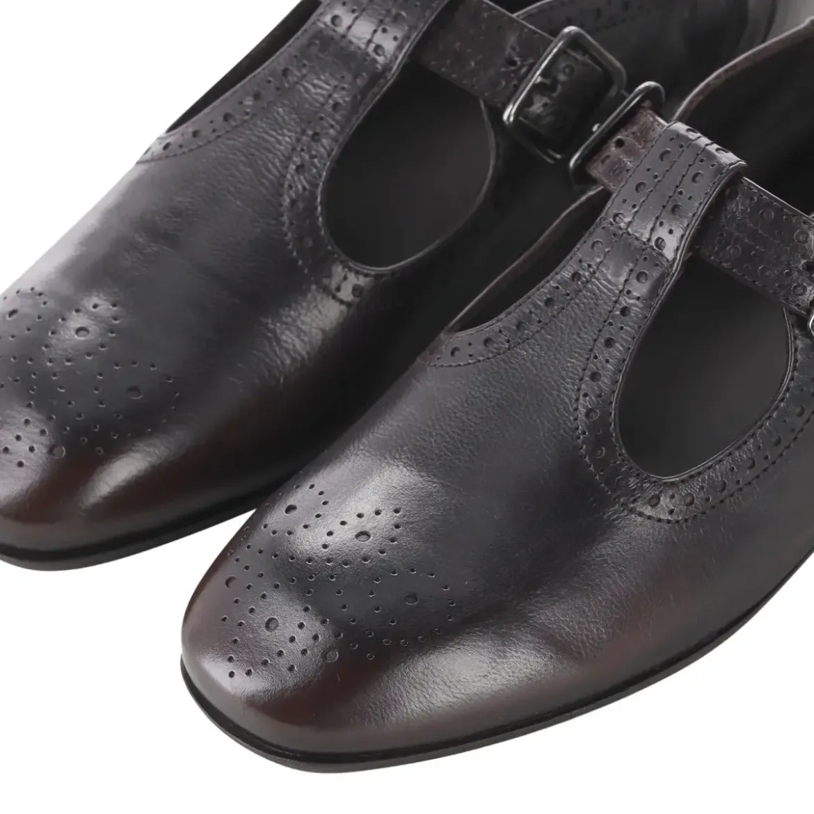 Officine Creative Schuhe aus Leder braun Schnürschuhe