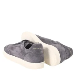 Officine Creative Sneaker aus Veloursleder blau Schnürschuhe