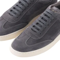 Officine Creative Sneaker aus Veloursleder blau Schnürschuhe