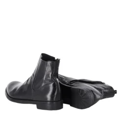 Officine Creative Stiefeletten Hive aus Leder schwarz Schnürschuhe