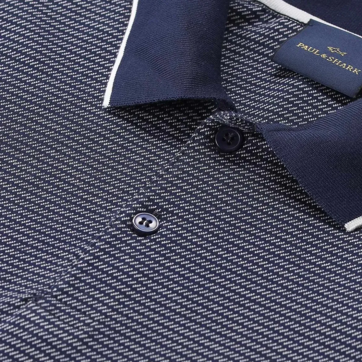 Paul & Shark Poloshirt aus Baumwolle blau Poloshirt