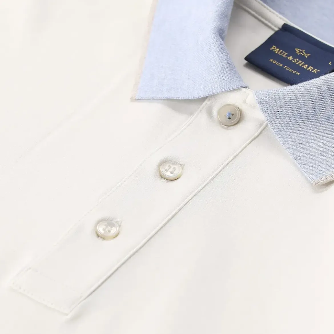 Paul & Shark Poloshirt aus Baumwolle weiß Poloshirt