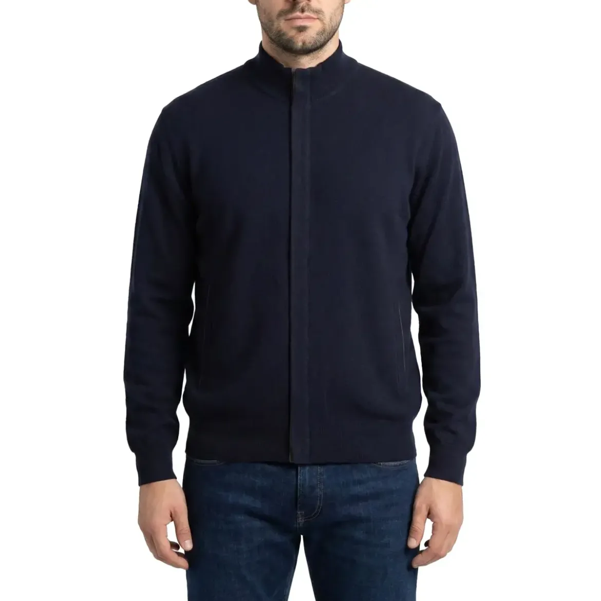 Paul & Shark Strickjacke aus Wolle blau Strickjacke