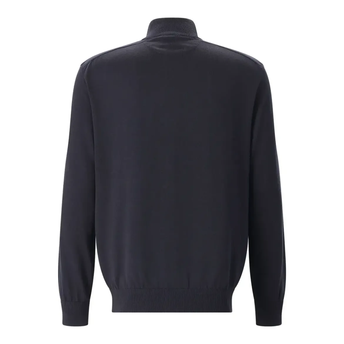 Paul & Shark Troyer mit Seide & Baumwolle blau Pullover