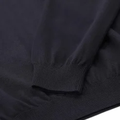 Paul & Shark Troyer mit Seide & Baumwolle blau Pullover