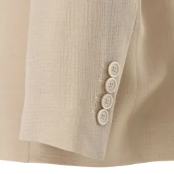 Peserico Blazer mit Taillengürtel braun Blazer