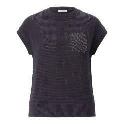 Peserico Shirt aus Strick braun