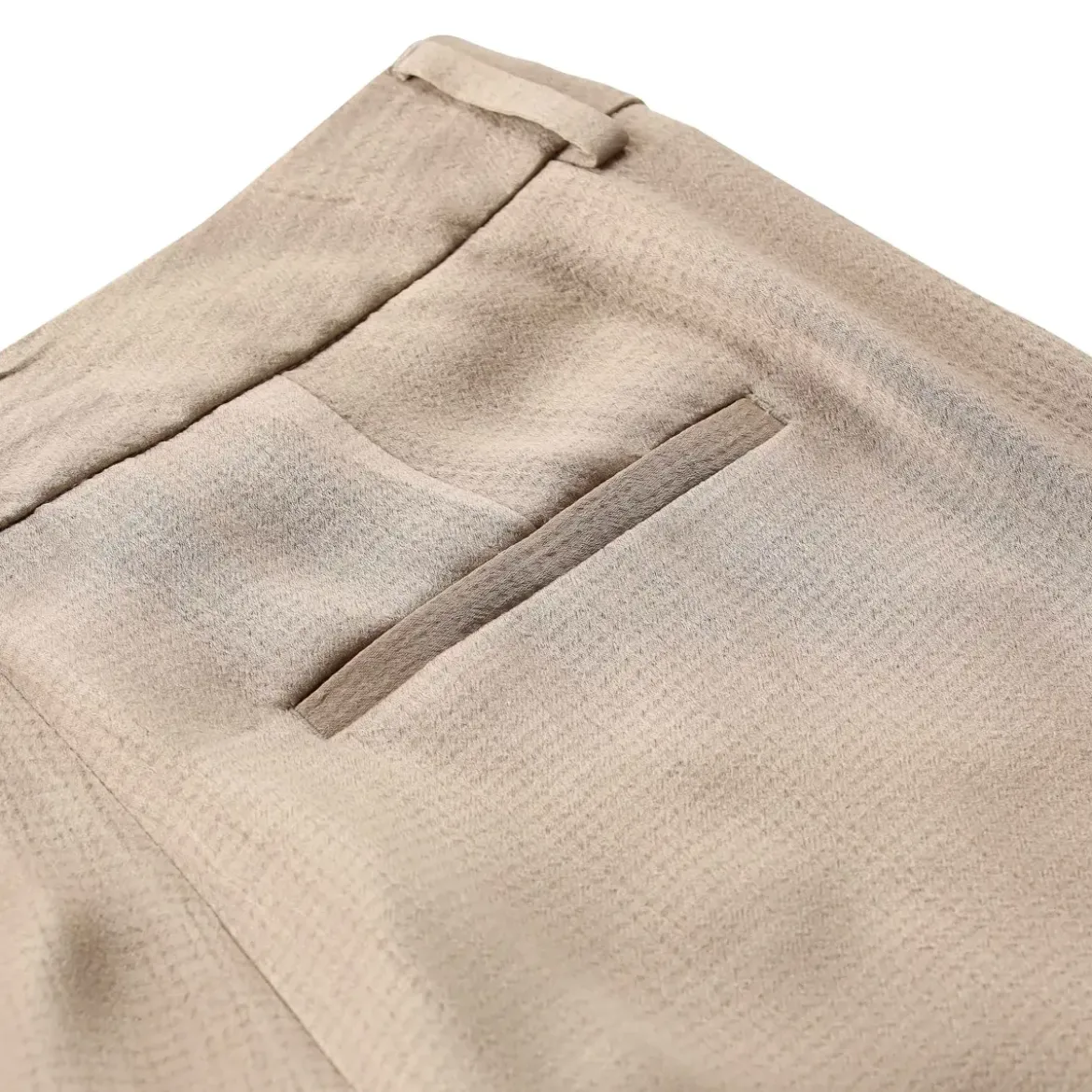 Peserico Weite Stoffhose braun Stoffhose