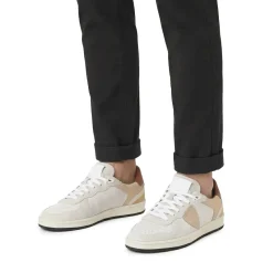 Philippe Model Low-Top Leather Sneakers With Suede Accents Grey Schnürschuhe