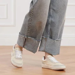Philippe Model Nice Low Woman West Mixage_Lait Low-Top-Sneaker