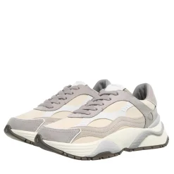 Philippe Model Odeon Low Woman Veau Mixage_Gris Low-Top-Sneaker