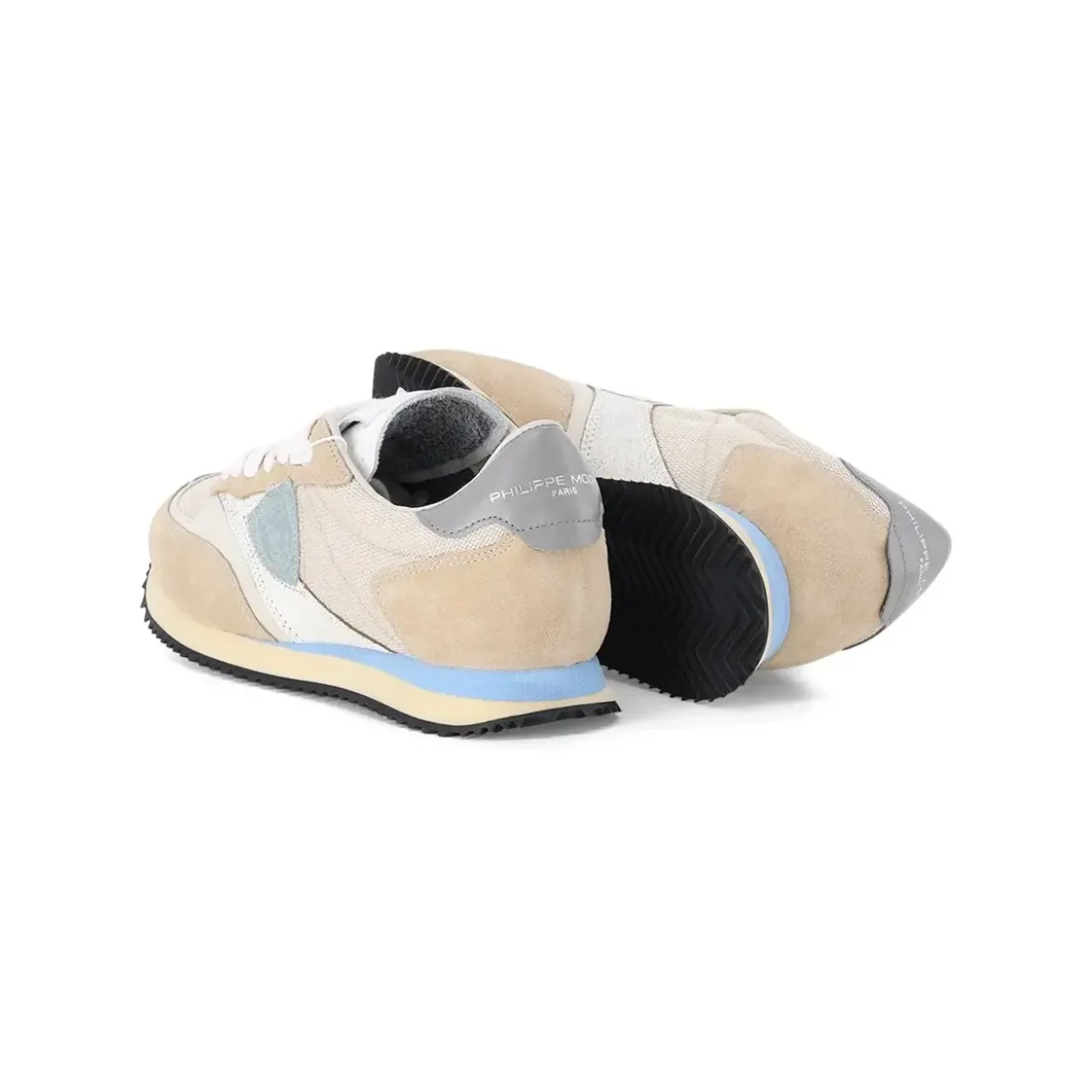 Philippe Model Sneaker Blville Low beige Schnürschuhe