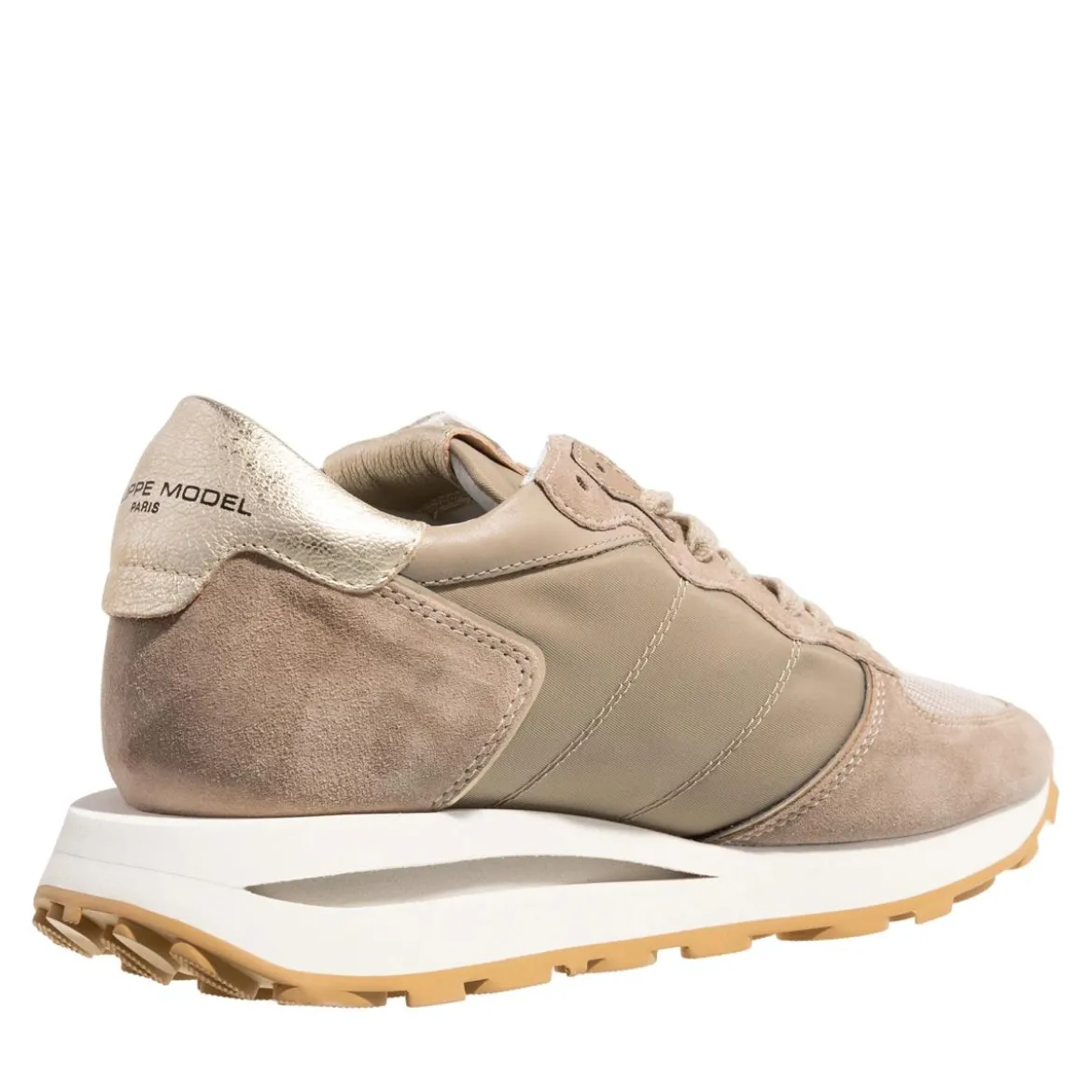 Philippe Model Sneaker Tropez Haute Low Hellbraun Low-Top-Sneaker
